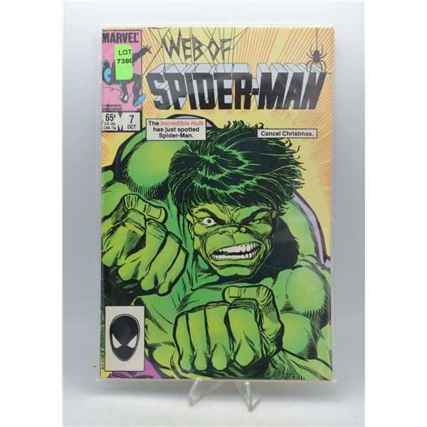 1985 MARVEL WEB OF SPIDER-MAN #7