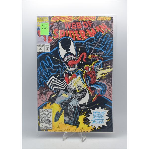 1992 MARVEL WEB OF SPIDER-MAN #95