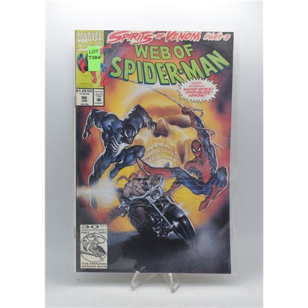 1992 MARVEL WEB OF SPIDER-MAN #96