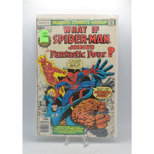 1977 MARVEL WHAT IF SPIDER-MAN JOINED FANTASTIC