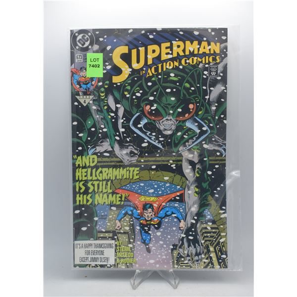 1992 DC ACTION COMICS SUPERMAN #673