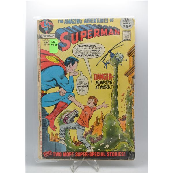 1971 DC AMAZING ADVENTURES OF SUPERMAN #246