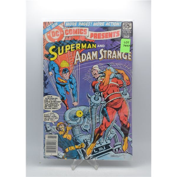 1978 DC DC COMICS PRESENTS SUPERMAN & ADAM STRANGE