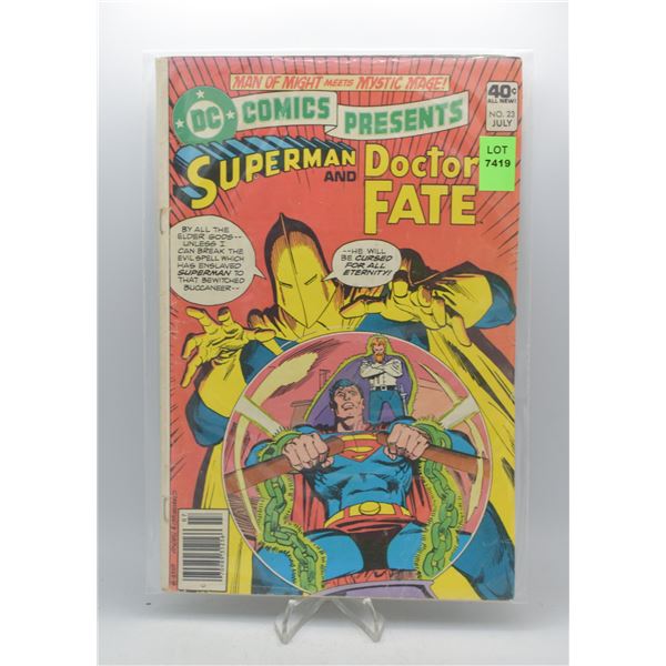 1980 DC DC COMICS PRESENTS SUPERMAN & DOCTOR FATE