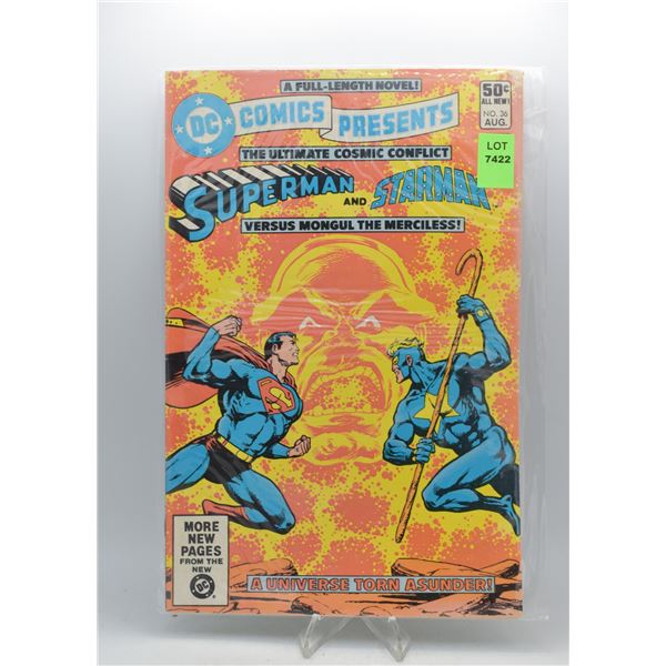 1981 DC DC COMICS PRESENTS SUPERMAN & STARMAN #36