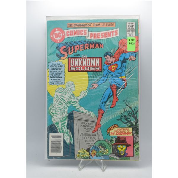 182 DC DC COMICS PRESENTS SUPERMAN & THE UNKNOWN