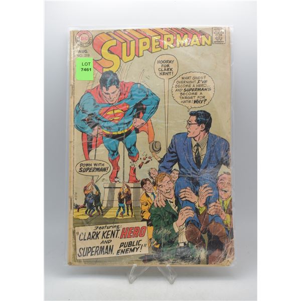 1969 DC SUPERMAN #219