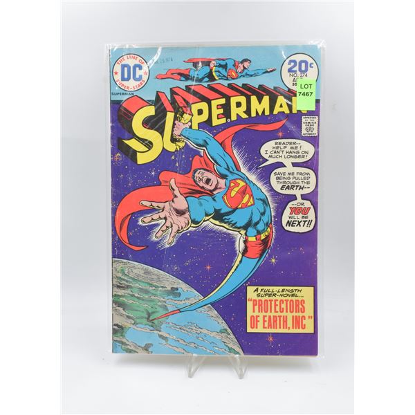 1974 DC SUPERMAN #274
