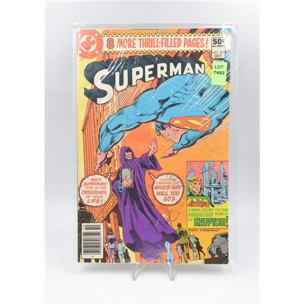 1980 DC SUPERMAN #352