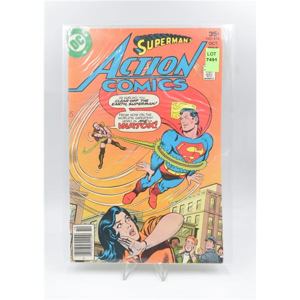 1977 DC SUPERMANS ACTION COMICS #476