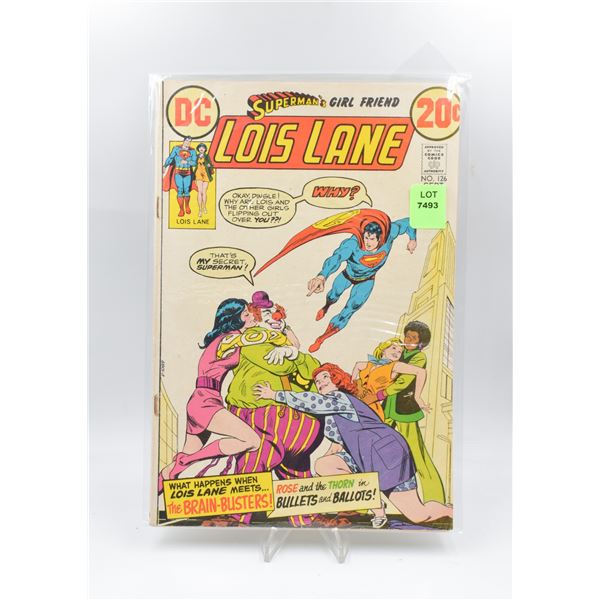 1972 DC SUPERMANS GIRL FRIEND LOIS LANE #126