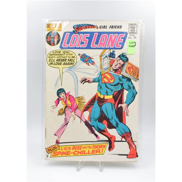 1971 DC SUPERMANS GIRL FRIEND LOIS LANE #109