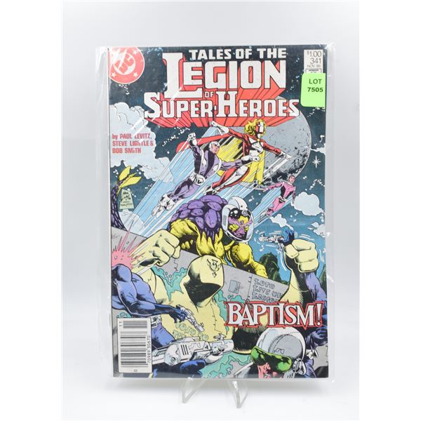 1986 DC TALES OF THE LEGIONS OF SUPER-HEROES #341