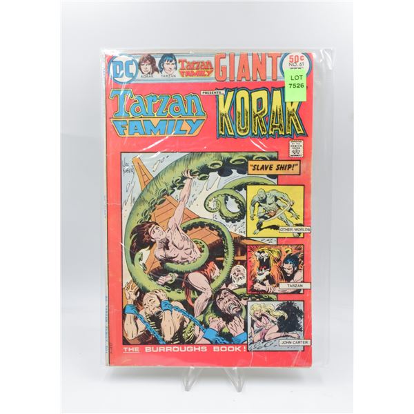 1976 DC TARZAN FAMILY KORAK #61