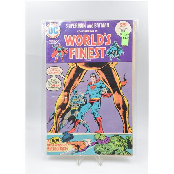 1975 DC WORLD'S FINEST #229