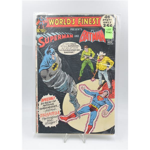 1971 DC WORLD'S FINEST COMICS #207