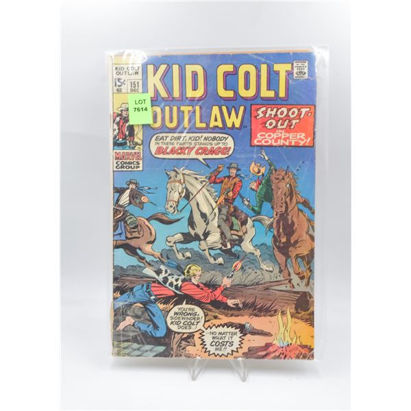 1970 MARVEL KID COLT OUTLAW #151