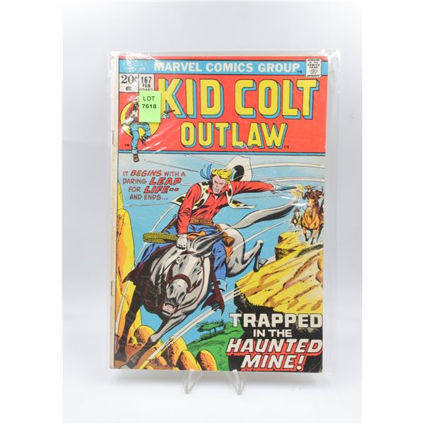 1973 MARVEL KID COLT OUTLAW #167
