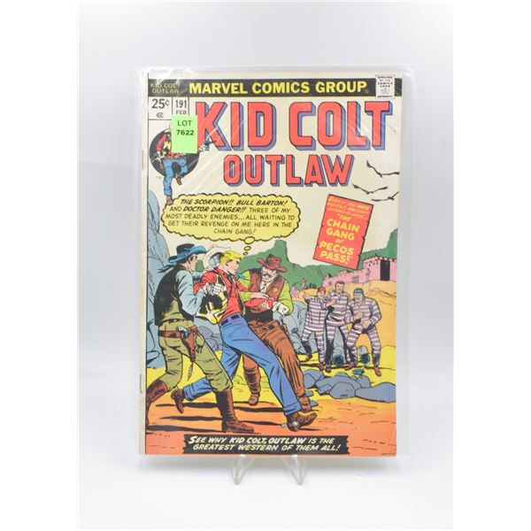 1974 MARVEL KID COLT OUTLAW #191