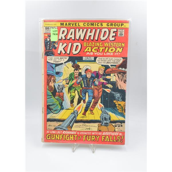 1972 MARVEL RAWHIDE KID #100