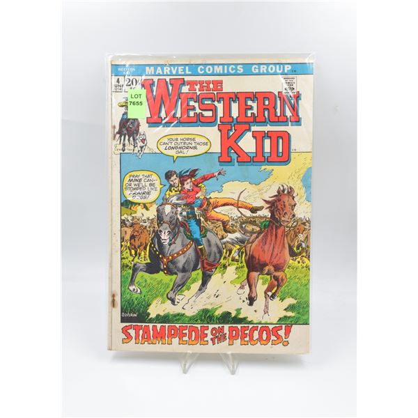1972 MARVEL WESTERN KID #4