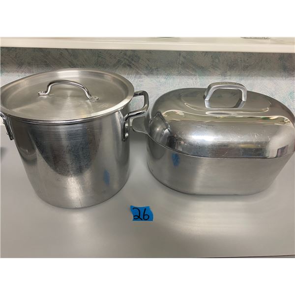 2 Large cooking pots