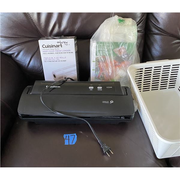 Food vacuum sealer machine