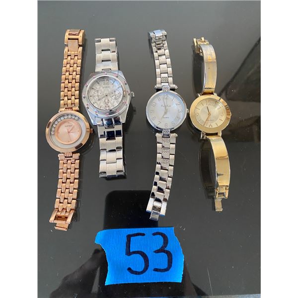Lot of 4 fashion watches