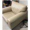 Image 4 : Leather sofa with matching chairs set