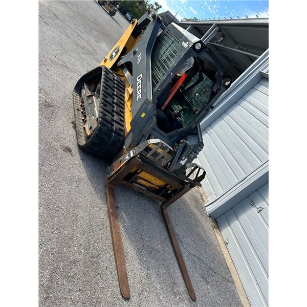 John Deere 317G Track Skid Loader w/Bucket/Forks - S # 1T0317GJAMJ394671