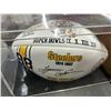 Image 2 : Steelers Super Bowl Autographed Football in Showcase, Rams Autographed Team Football