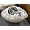 Image 4 : Steelers Super Bowl Autographed Football in Showcase, Rams Autographed Team Football