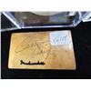 Image 2 : Autographed/Souvenir Baseballs 3, Cassius Clay Autographed Business Card
