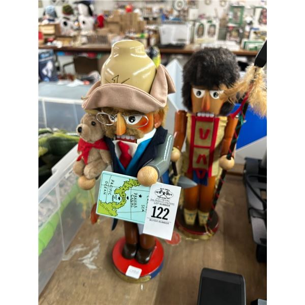 Steinbach Teddy Roosevelt Nutcracker, Chief Sitting Bull Nutcracker