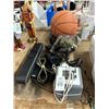 Image 1 : Basketball, Luggage Tote, Hair Dryer, Electronics
