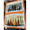 Image 1 : 2-Dept. 56 Halloween Village Tree Set - 2 X $