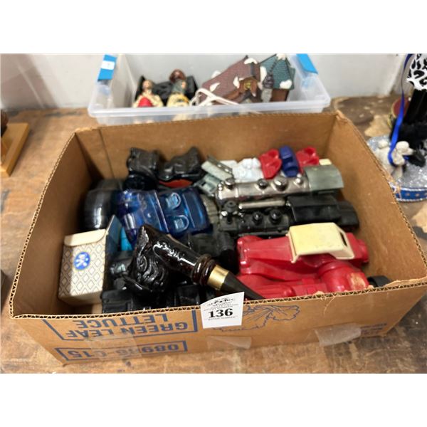 Avon Style Decanters, Figurines, Snow House