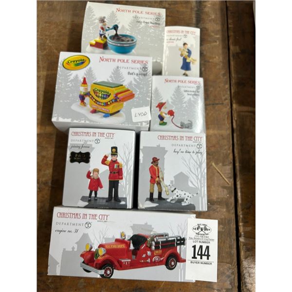 7-Dept. 56 Village Accessory - 7 X $