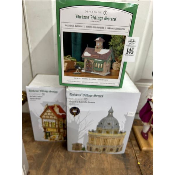 3-Dept. 56 Dickens Village Houses - 3 X $