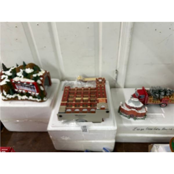 3-Hawthorn Village Budweiser Tunnel/Brew Factory/Delivery Truck - 3 X $