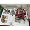 Image 1 : Coca Cola Christmas Retail House, Horsedrawn Carriage Set