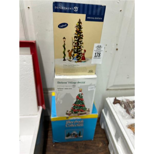 3-Dept. 56 Christmas Collectibles - 3 X $