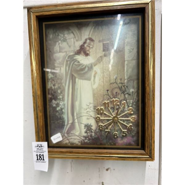 Religious Shadowbox Clock