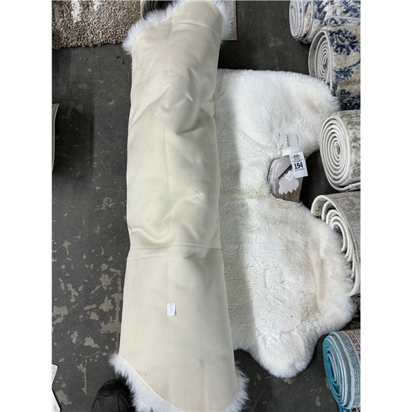 Lux Faux Fur  70"  X  43"  Area Rug