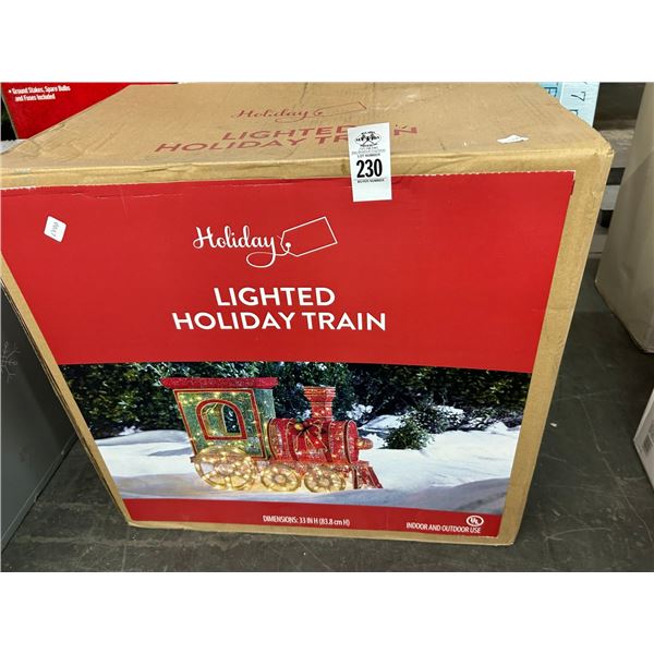 Holiday Lighted Train Lawn Décor