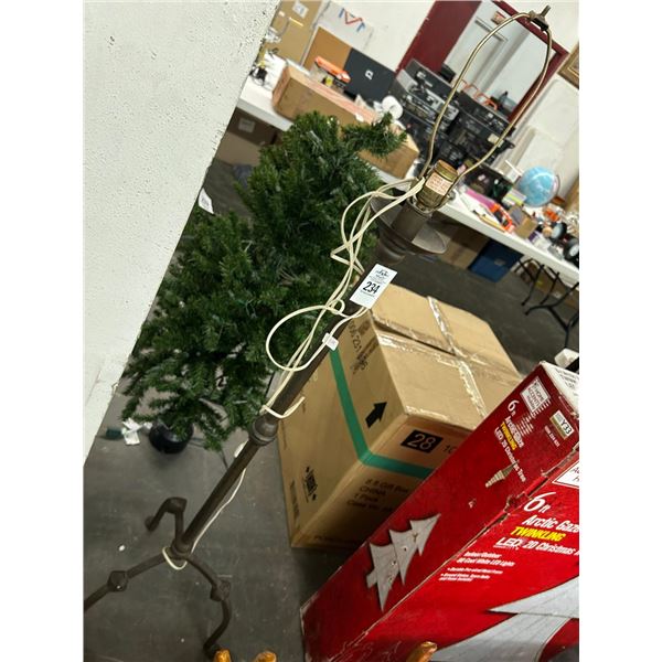 Vintage Floor Lamp - No Shade