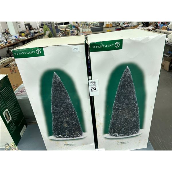 2-Dept. 56 Frosted 2' Tree - 2 X $