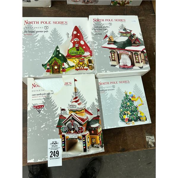 4-Dept. 56 North Pole Houses - 4 X $