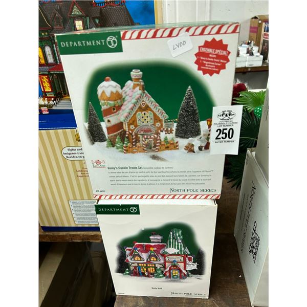 2-Dept. 56 North Pole Houses - 2 X $