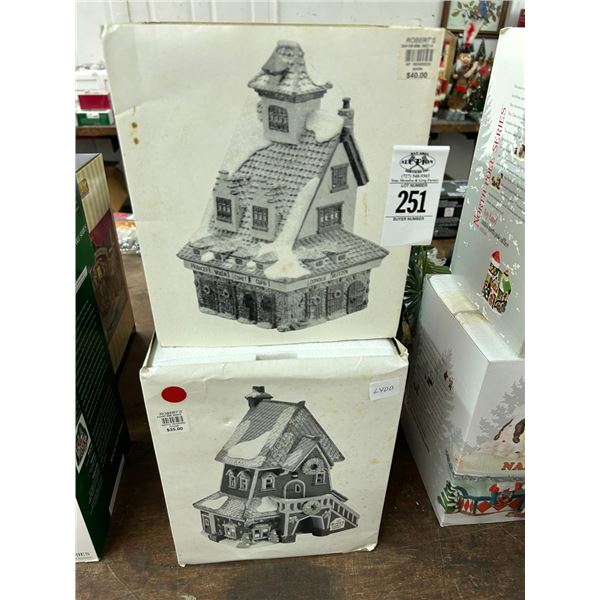 2-Dept. 56 North Pole Houses - 2 X $